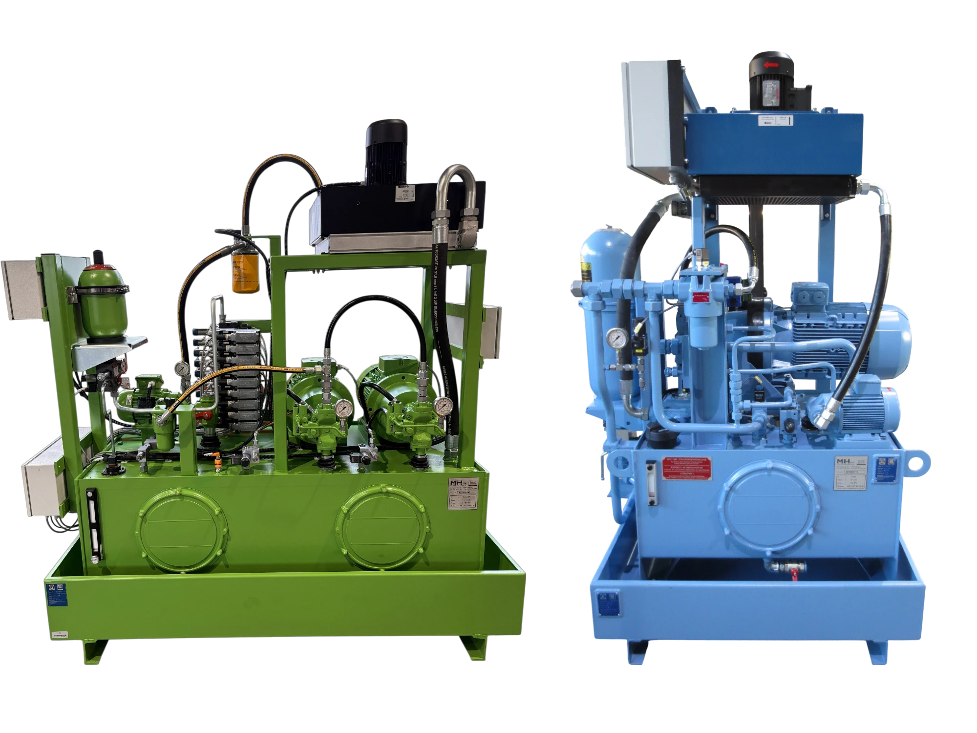 Hydraulikaggregat in Betrieb