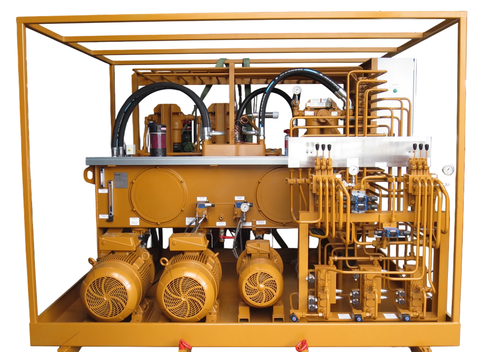 Professionelle Hydraulikmontage