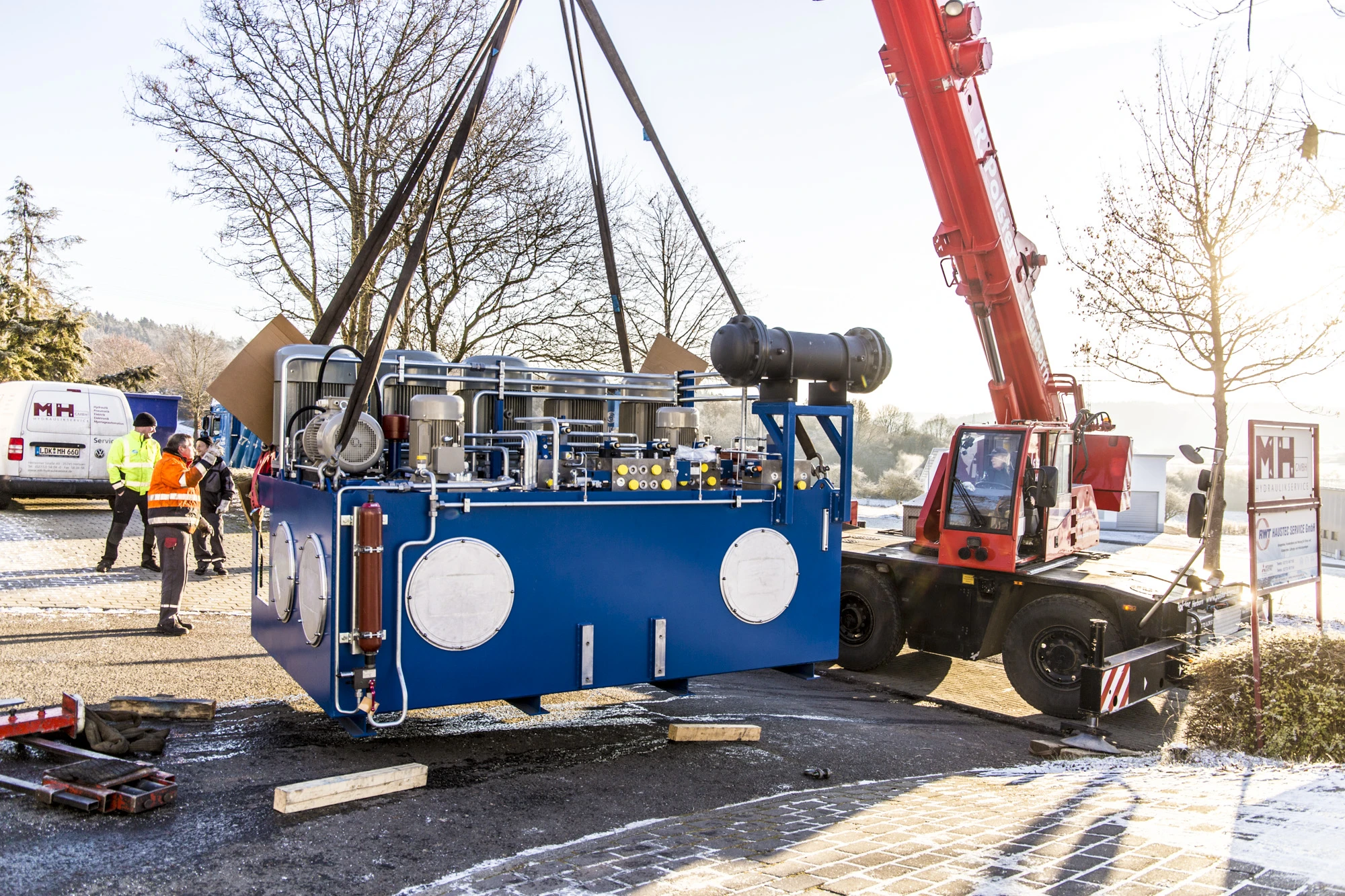Hydraulik Aggregat in Containerbauweise
